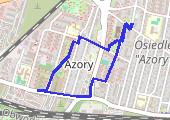 poczta - mapa trasy gps - marsz