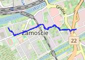 Trasa z dnia 2015-01-21 08:18 - mapa trasy gps - nordic walking