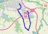 Trasa z dnia 2015-01-21 09:07 - mapa trasy gps - bieganie