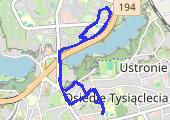 Trasa z dnia 2015-01-23 10:11 - mapa trasy gps - rower górski