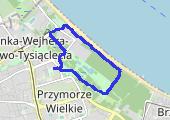 Trasa z dnia 2015-01-23 19:35 - mapa trasy gps - bieganie