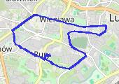 Trasa z dnia 2015-01-24 22:56 - mapa trasy gps - bieganie