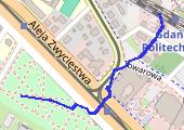 Trasa z dnia 2015-01-09 15:54 - mapa trasy gps - marsz