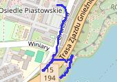 Trasa z dnia 2015-02-07 10:27 - mapa trasy gps - spacer