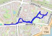 Trasa z dnia 2015-02-07 14:30 - mapa trasy gps - spacer