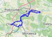 Trasa z dnia 2015-02-08 16:12 - mapa trasy gps - rower trekkingowy