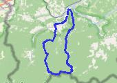 Wielka Rycerzowa - mapa trasy gps - wędrówka