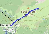Trasa z dnia 2015-02-09 10:08 - mapa trasy gps - snowboard