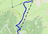 Trasa z dnia 2015-02-09 11:33 - mapa trasy gps - snowboard