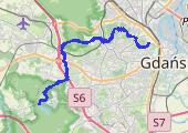 Szlak Trójmiejski i Skarszewski  - mapa trasy gps - marsz