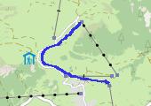 Trasa z dnia 2015-02-11 11:05 - mapa trasy gps - snowboard