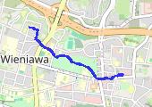 Trasa z dnia 2015-02-16 11:01 - mapa trasy gps - spacer