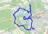 Trasa z dnia 2015-02-17 18:01 - mapa trasy gps - rower górski