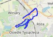 Trasa z dnia 2015-02-18 09:53 - mapa trasy gps - nordic walking