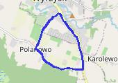 Trasa z dnia 2013-01-03 21:46 - mapa trasy gps - bieganie