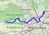 Trasa z dnia 2012-11-10 18:05 - mapa trasy gps - rower górski