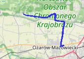 Trasa z dnia 2012-11-23 16:22 - mapa trasy gps - rower górski