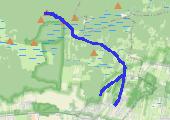 Trasa z dnia 2012-12-23 15:33 - mapa trasy gps - rower górski