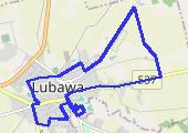 pokrętło po mieście i lipy - mapa trasy gps - rower górski