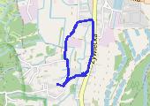 Trasa z dnia 2015-02-22 13:17 - mapa trasy gps - wędrówka