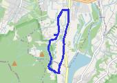 Trasa z dnia 2015-02-23 15:35 - mapa trasy gps - wędrówka