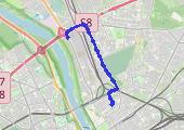 czwarty bieg - mapa trasy gps - bieganie