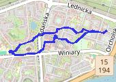 Trasa z dnia 2015-02-26 18:06 - mapa trasy gps - spacer