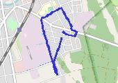 Trasa z dnia 2015-01-07 08:32 - mapa trasy gps - bieganie
