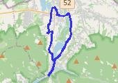 do Porąbki - mapa trasy gps - rower trekkingowy