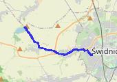Świdnica - mapa trasy gps - rower szosowy