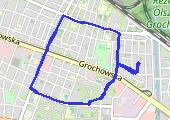 Trasa z dnia 2015-03-01 22:25 - mapa trasy gps - bieganie