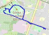 Trasa z dnia 2015-03-01 11:56 - mapa trasy gps - bieganie