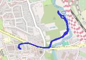 Trasa z dnia 2015-02-13 17:35 - mapa trasy gps - spacer
