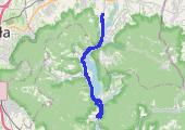 wzdłuż Soły - mapa trasy gps - rower trekkingowy