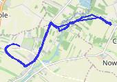 Trasa z dnia 2013-01-10 18:09 - mapa trasy gps - bieganie