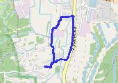 z Funiem - mapa trasy gps - wędrówka