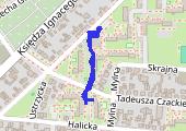 Trasa z dnia 2013-01-11 16:56 - mapa trasy gps - marsz