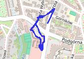 Trasa z dnia 2015-03-07 08:37 - mapa trasy gps - spacer