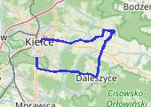 Trasa z dnia 2015-03-08 14:36 - mapa trasy gps - rower trekkingowy