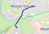 Trasa z dnia 2015-03-09 15:48 - mapa trasy gps - spacer