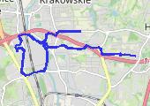 Trasa z dnia 2015-03-09 21:45 - mapa trasy gps - marsz