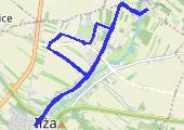 Trasa z dnia 2013-01-13 21:37 - mapa trasy gps - bieganie