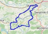 Trasa z dnia 2015-03-10 17:06 - mapa trasy gps - rower szosowy