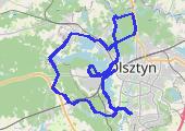 Trasa z dnia 2015-03-10 18:17 - mapa trasy gps - rower górski