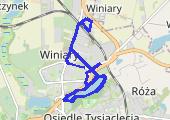 Trasa z dnia 2015-03-10 19:49 - mapa trasy gps - bieganie