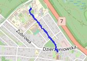 Trasa z dnia 2015-03-11 11:00 - mapa trasy gps - spacer