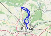 Poznań-Śnieżycowy Jar - mapa trasy gps - rower szosowy