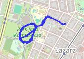 Trasa z dnia 2014-11-25 18:24 - mapa trasy gps - motocykl