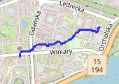 Trasa z dnia 2015-03-13 16:55 - mapa trasy gps - spacer