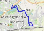 Trasa z dnia 2015-03-14 09:39 - mapa trasy gps - rower górski